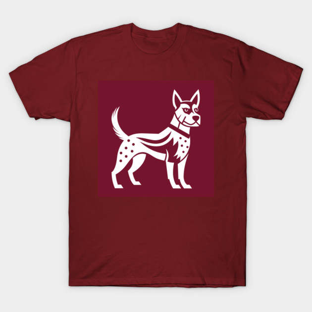 Cool Dog T-shirt by teeraven